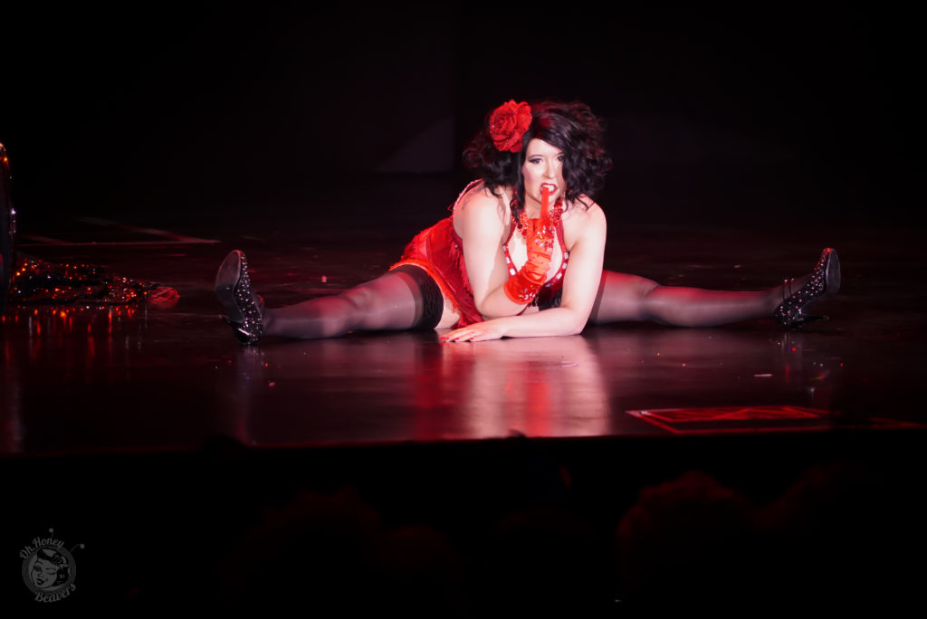 Jacqueline Boxx competing for Best Debut at the Burlesque Hall of Fame Week...