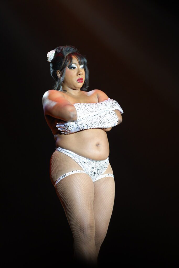 GiGi Holliday in the Movers, Shakers and Innovators showcase at Burlesque Hall of Fame Weekender 2025, by SHPhotografia.