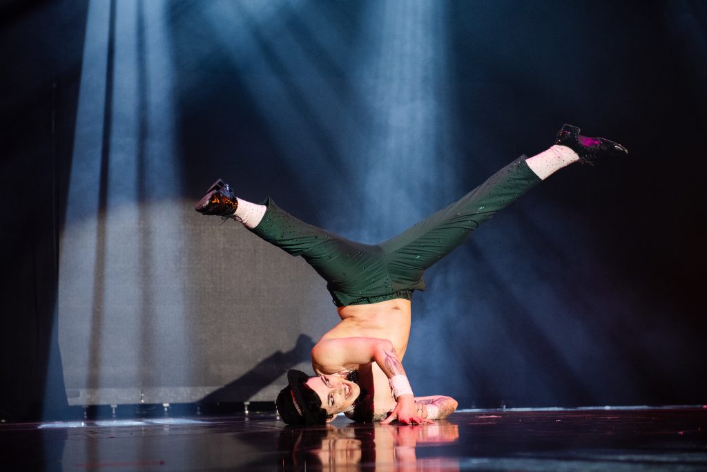 Winter Greene in the 2026 Tournament of Tease at Burlesque Hall of Fame Weekend, by SH Photografia for 21st Century Burlesque
