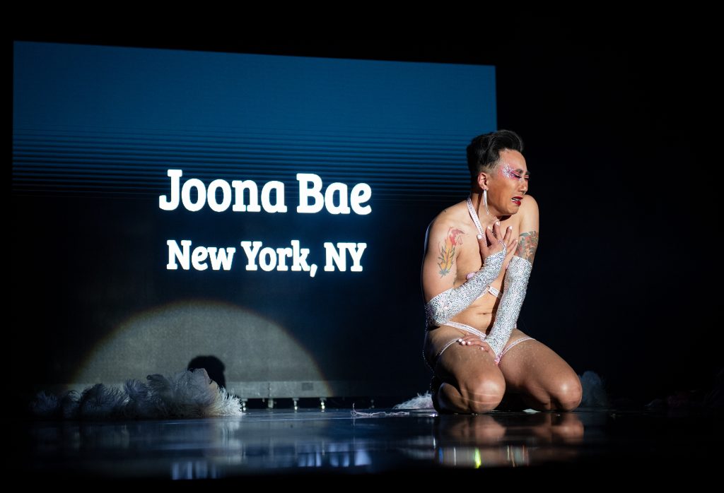 Joona Bae in the 2026 Movers, Shakers and Innovators showcase at Burlesque Hall of Fame Weekend, by SH Photografia for 21st Century Burlesque.