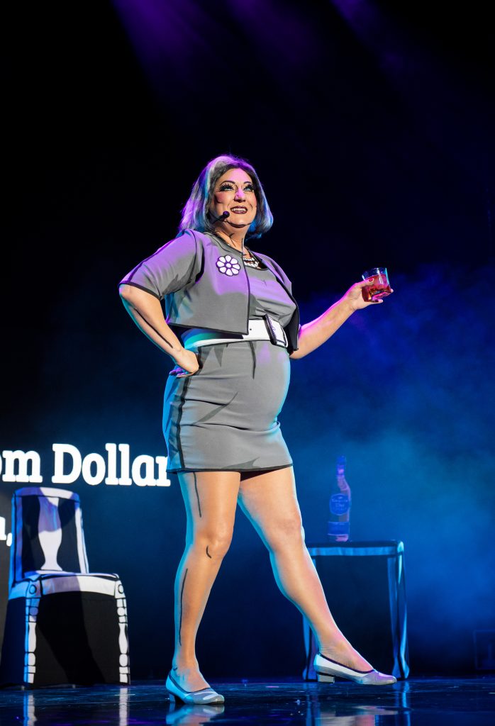 Betsy Bottom Dollar in the 2026 Movers, Shakers and Innovators showcase at Burlesque Hall of Fame Weekend, by SH Photografia for 21st Century Burlesque.