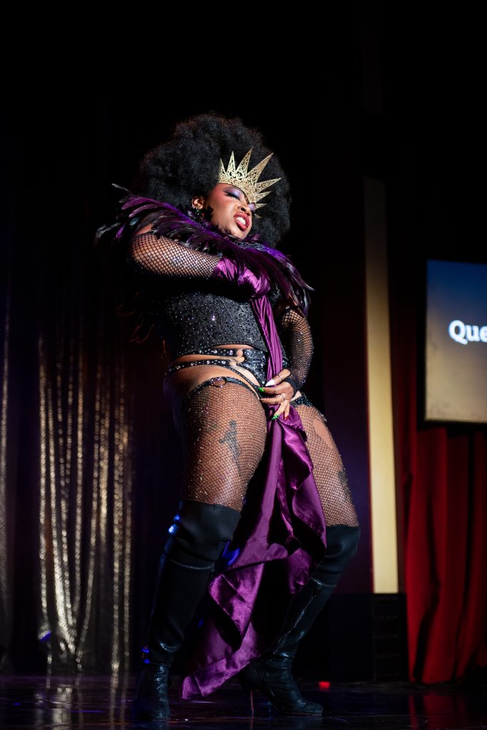 Queerly Femmetastic in the 2026 Movers, Shakers and Innovators showcase at Burlesque Hall of Fame Weekend, by SH Photografia for 21st Century Burlesque.