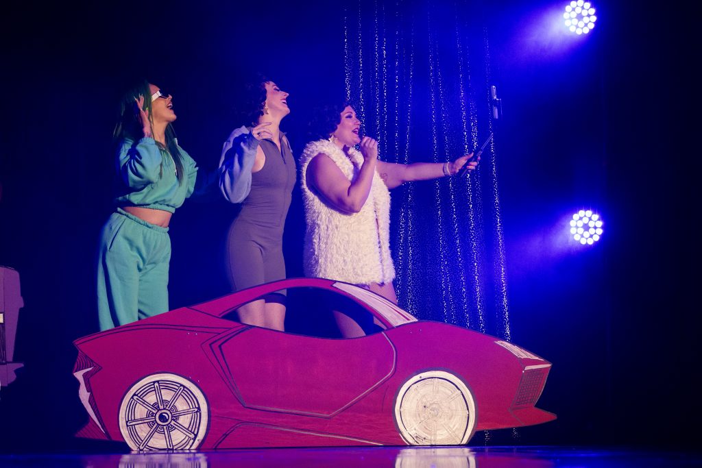 Jessabelle Thunder's stepdown in the 2026 Tournament of Tease at Burlesque Hall of Fame Weekend, by SH Photografia for 21st Century Burlesque