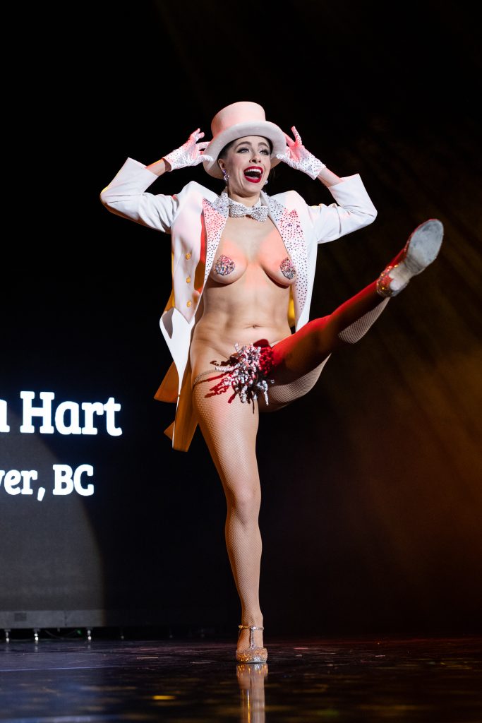 Chelsea Hart in the 2026 Movers, Shakers and Innovators showcase at Burlesque Hall of Fame Weekend, by SH Photografia for 21st Century Burlesque.