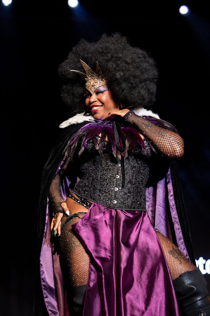 Queerly Femmetastic in the 2026 Movers, Shakers and Innovators showcase at Burlesque Hall of Fame Weekend, by SH Photografia for 21st Century Burlesque.