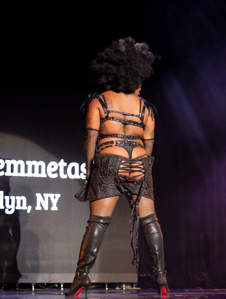 Queerly Femmetastic in the 2026 Movers, Shakers and Innovators showcase at Burlesque Hall of Fame Weekend, by SH Photografia for 21st Century Burlesque.