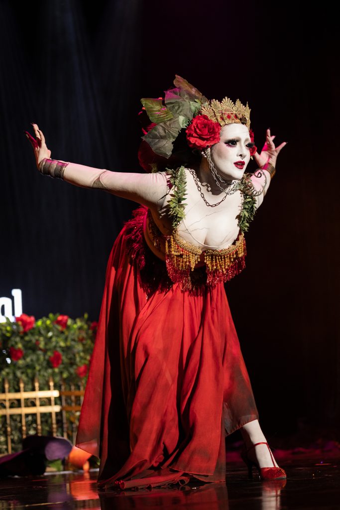 Sophie du Mal in the 2026 Movers, Shakers and Innovators showcase at Burlesque Hall of Fame Weekend, by SH Photografia for 21st Century Burlesque.