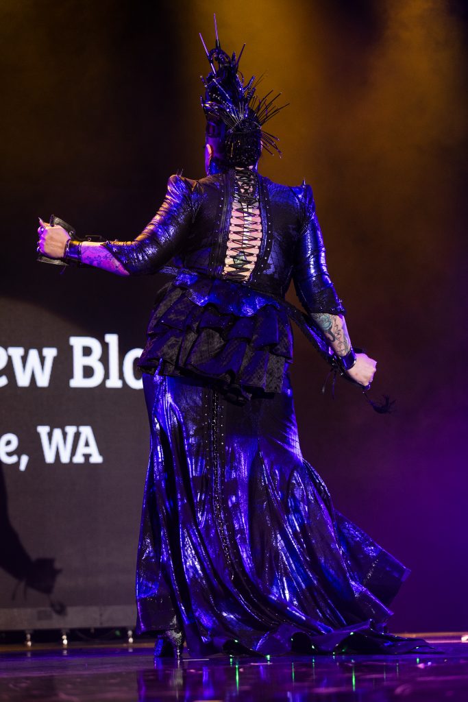 Lady Drew Blood in the 2026 Movers, Shakers and Innovators showcase at Burlesque Hall of Fame Weekend, by SH Photografia for 21st Century Burlesque.