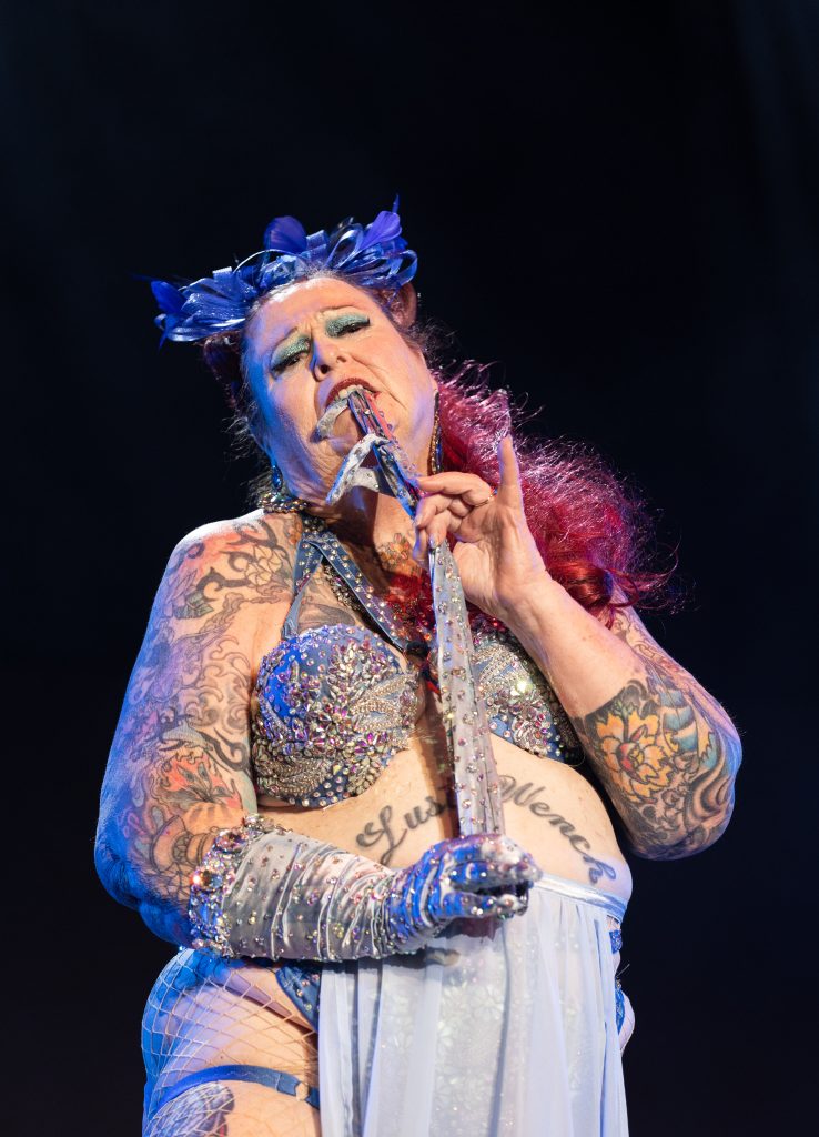 Madame E in Titans and Icons of Tease at the Burlesque Hall of Fame Weekender 2026, by SH Photografia
